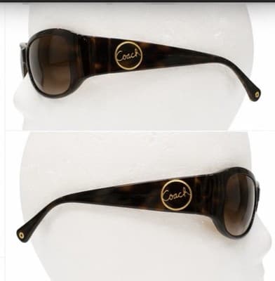 Coach S819 Connie Tortoise Sunglasses Coach Case Included Luxury Sheik Old Money - Thumbnail 2