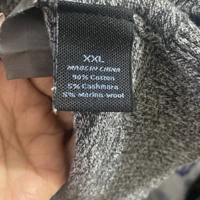 MarcAnthony Luxury Blend Sweater XXL Classic Preppy Cotton Cashmere Wool - Thumbnail 5