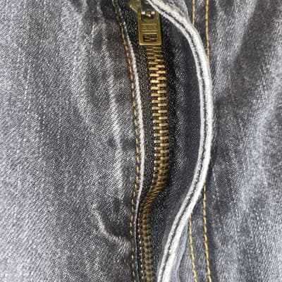 Y2K Goth Gothic Skater Streetwear 90s Oversized Yeokou Jeans Mens 34” - Thumbnail 4
