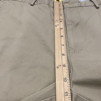 Peter Millar Pima Cotton Shorts Mens 34 Flat Front Chinos TCU Logo On Bk Pkt - Thumbnail 5