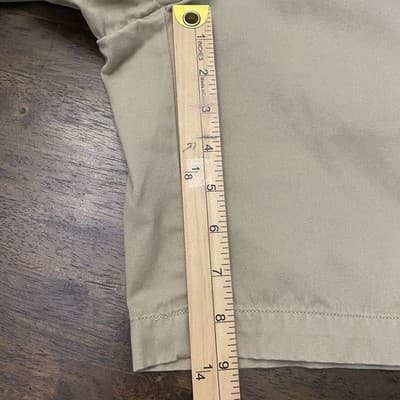 Peter Millar Pima Cotton Shorts Mens 34 Flat Front Chinos TCU Logo On Bk Pkt - Thumbnail 4