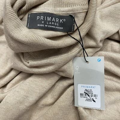 Mens Primark Turtle Neck Sweater High Neck Knitwear Pullover 44-46 - Thumbnail 7