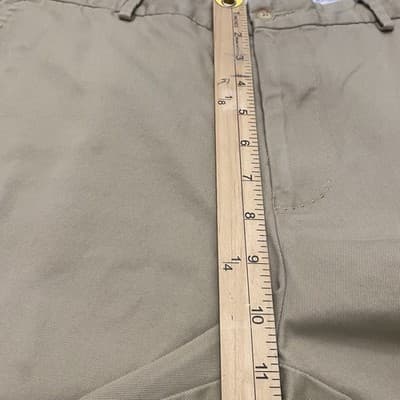 Peter Millar Pima Cotton Shorts Mens 34 Flat Front Chinos TCU Logo On Bk Pkt - Thumbnail 6