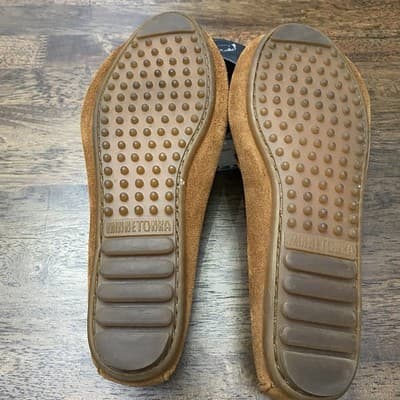 Minnetonka Women’s 8 Moccasins Brown Decorative Accents Rubber Sole - Thumbnail 4