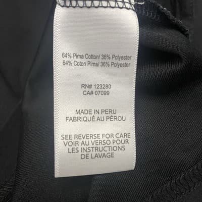 Travis Mathew Pebble Beach Golf Pima Shirt Cotton Black Short Sleeve Polo Men XL - Thumbnail 7