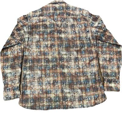 Robert Graham Tailored Fit Cotton Turquoise Snap Mens Shirt Cowboy Rodeo Western - Thumbnail 2