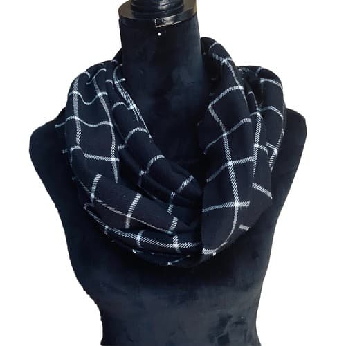 Winter Scarf Neck Warmer Classic 63X15 Unisex Lands End - Thumbnail 2