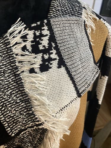 Western Cowgirl Cowboy Cardigan Sweater Fringe Western Flare Plus 3XL - Thumbnail 2