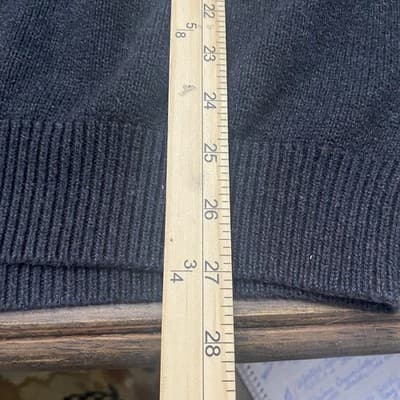 Izod Cotton Navy Blue3/4 Button Pull Over Preppy Classic Prep Academia - Thumbnail 7