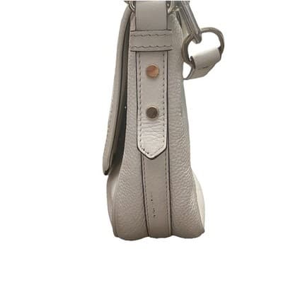 Kate Spade Alecia White Pebbled Leather Crossbody &Satchel Handles Luxury Sheik - Thumbnail 10