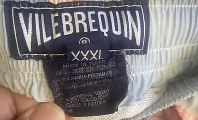 Vilebrequin Swimming Trunks Shorts BluePink Shells Mens 3XL Mesh Lined W36 - Thumbnail 3