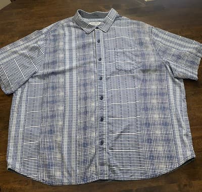 Tommy Bahama Shirt Mens XL Plaid Silk Button Up Vacation Cruise Wear Summer - Thumbnail 3
