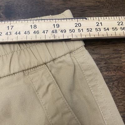 Dip Brand Womens Tan Shorts XL Elastic Waist - Thumbnail 4