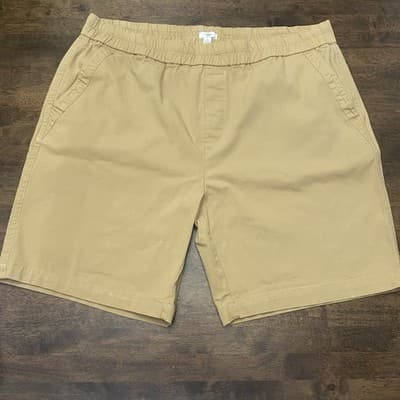 Dip Brand Womens Tan Shorts XL Elastic Waist
