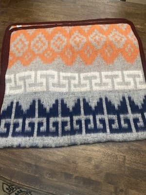 El Paso Trading Co Throw Saddle Blanket Layer Wall Hanging Camping54 X 30 - Thumbnail 2