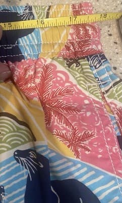 Vilebrequin Swimming Trunks Shorts Multi Color W Seals Mens 3XL Mesh Lined W36 - Thumbnail 11