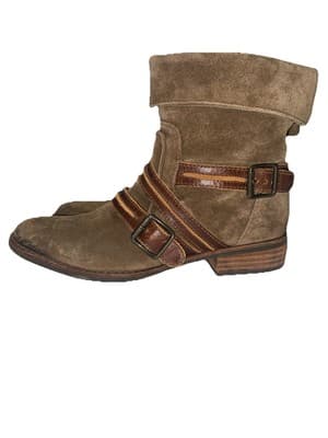 Matisse Leather Ankle Boots Ladies Wench Festival Medieval Fair Moto size 7 - Thumbnail 4