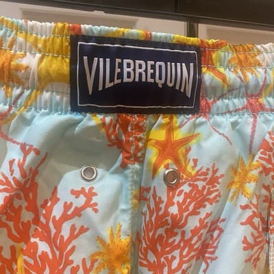 Vilebrequin Swimming Trunks Shorts Starfish And Reef Mens 3XL Mesh Lined W36 - Thumbnail 5