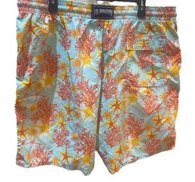 Vilebrequin Swimming Trunks Shorts Starfish And Reef Mens 3XL Mesh Lined W36 - Thumbnail 4
