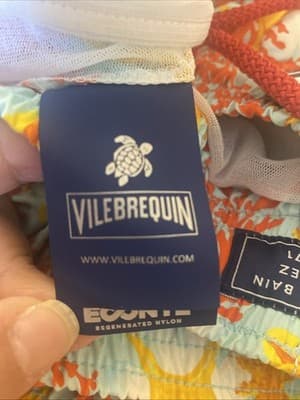 Vilebrequin Swimming Trunks Shorts Starfish And Reef Mens 3XL Mesh Lined W36 - Thumbnail 9