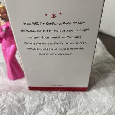 Hallmark Keepsake Marilyn Monroe Gentlemen Prefer Blondes 2013 New Christmas - Thumbnail 8