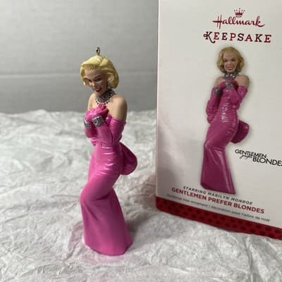 Hallmark Keepsake Marilyn Monroe Gentlemen Prefer Blondes 2013 New Christmas - Thumbnail 3