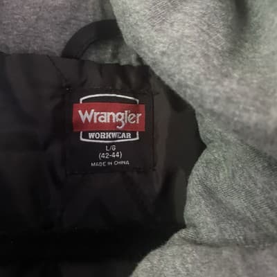 Vintage Wrangler WorkWear Chore Core Insulated Barn Jacket With Hoodie - Thumbnail 6