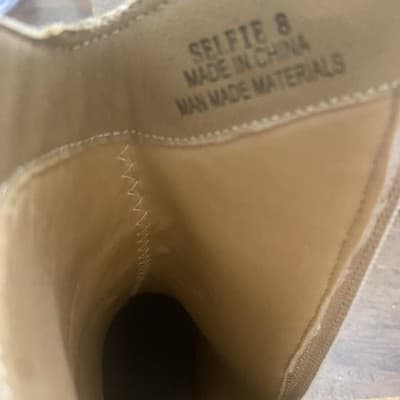 Hey Girl Corky’s Sz 8 Gold Bling Glam Ankle Boots Side Zip Cowgirl - Thumbnail 7