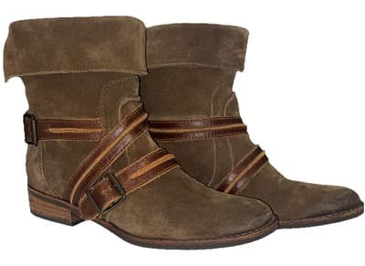 Matisse Leather Ankle Boots Ladies Wench Festival Medieval Fair Moto size 7 - Thumbnail 3