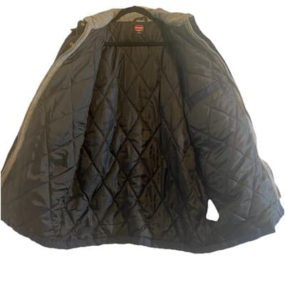 Vintage Wrangler WorkWear Chore Core Insulated Barn Jacket With Hoodie - Thumbnail 8