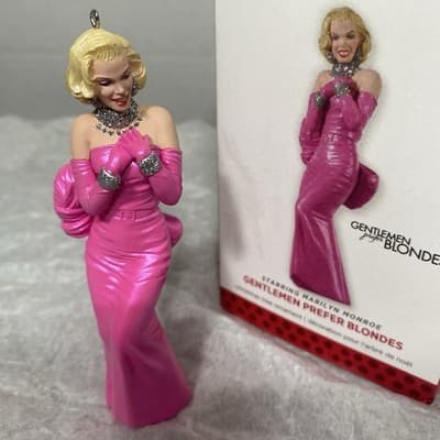 Hallmark Keepsake Marilyn Monroe Gentlemen Prefer Blondes 2013 New Christmas - Thumbnail 5