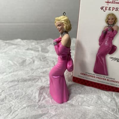 Hallmark Keepsake Marilyn Monroe Gentlemen Prefer Blondes 2013 New Christmas - Thumbnail 4
