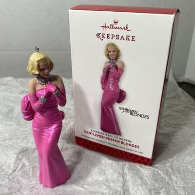Hallmark Keepsake Marilyn Monroe Gentlemen Prefer Blondes 2013 New Christmas - Thumbnail 6