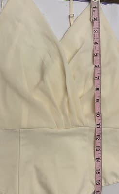 Bodysuit Office Siren Clubwear Sexy Fantasy Lingerie Snap Crotch Size Small - Thumbnail 13