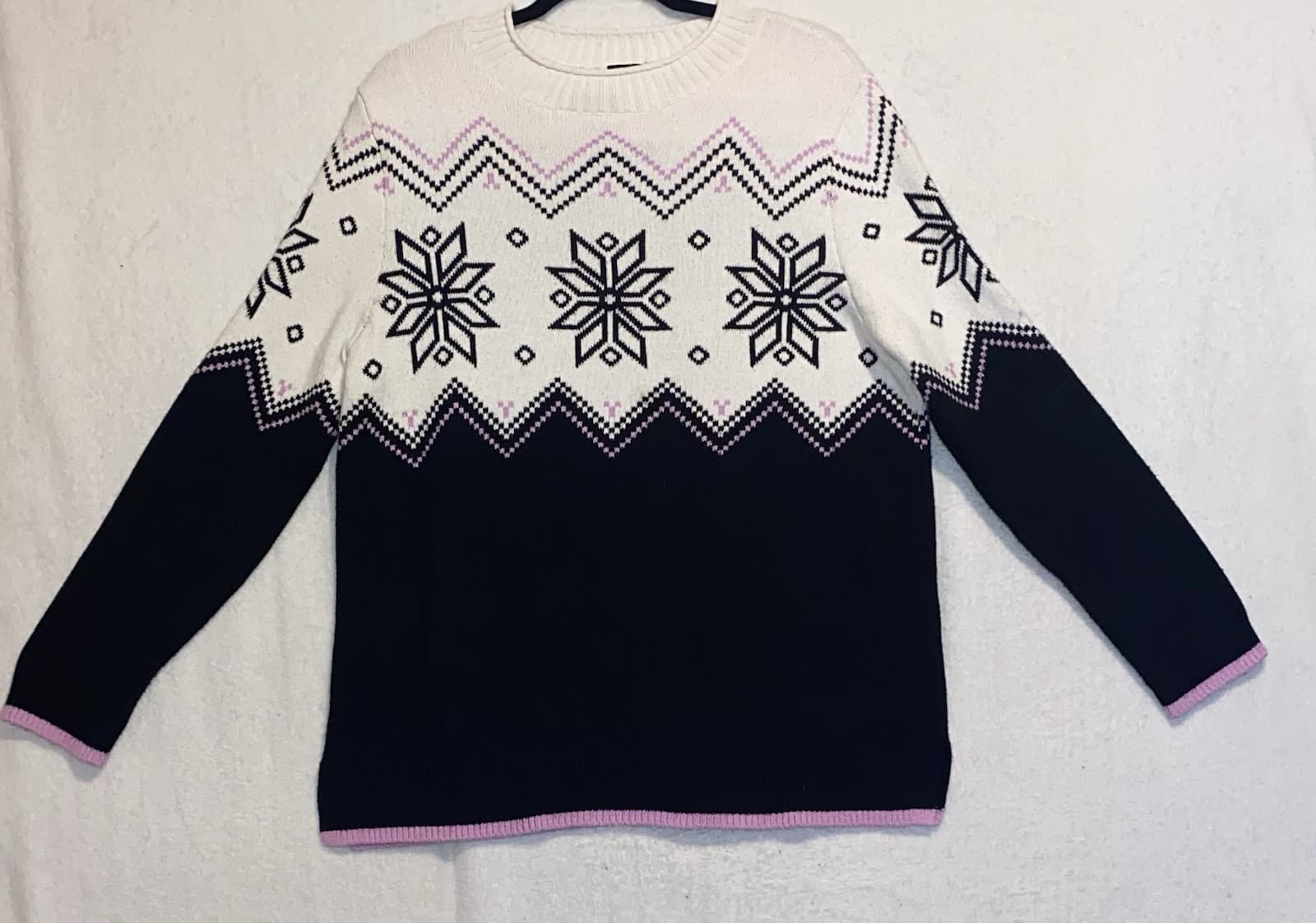 Talbots Cotton Wool Blend Sweater Old Money Country Club XL Ladies - Thumbnail 2