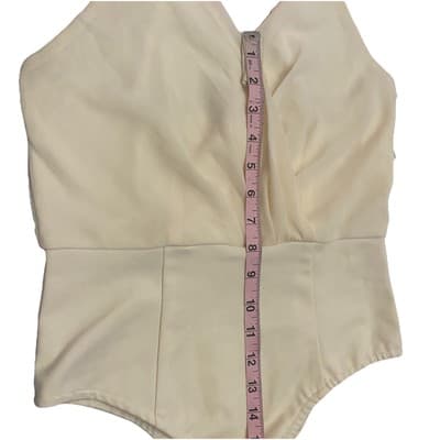 Bodysuit Office Siren Clubwear Sexy Fantasy Lingerie Snap Crotch Size Small - Thumbnail 12