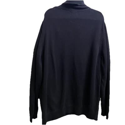 St John’s Bay XXL Black Men’s Knit Sweater All Cotton Classic - Thumbnail 2