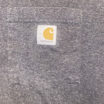 Carhartt Henley Shirt Men Size 2XL Dark Gray Long Sleeve Original Fit Cotton - Thumbnail 4