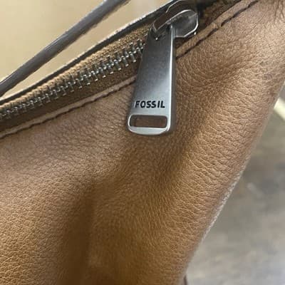 Fossil Brown Leather Hobo Shoulder Bag W Matching Wallet & Dust Bag - Thumbnail 11