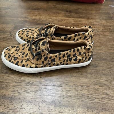Sperry Top-Sider CheetahPrint Coastal Comfort Casual Ladies Shoes Sneakers - Thumbnail 6