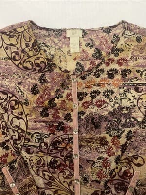 J Jill Y2K Sz Lg Sheer Boho Bohemian Hippie Stevie Nicks - Thumbnail 3