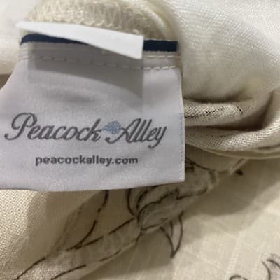 Peacock Alley Luxury Linen Duvet French Country Romantic Cottage 86”x86” Queen - Thumbnail 8