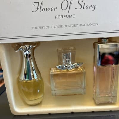 Flower of Story 3 Piece Perfume Set 75ml Total 25ml each Womens for Her NIB - Thumbnail 3