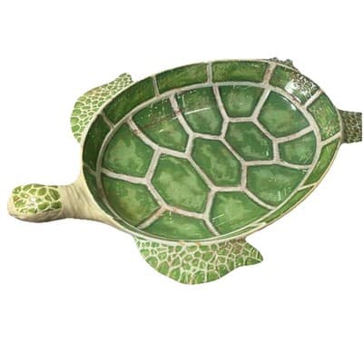 Pier 1 Speedy The Turtle Melamine Large Serving Bowl Beachy Coastal 24” Long - Thumbnail 5