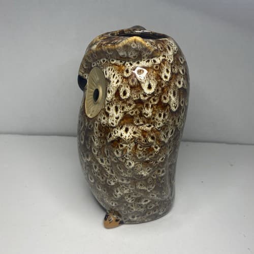 Elegant Expressions Ceramic Owl Vase 9”X 6” - Thumbnail 6