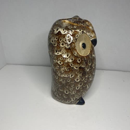 Elegant Expressions Ceramic Owl Vase 9”X 6” - Thumbnail 4