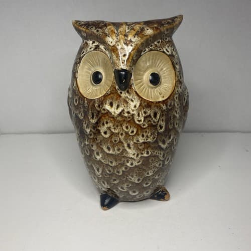 Elegant Expressions Ceramic Owl Vase 9”X 6” - Thumbnail 3