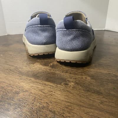 Mens Canvas Shoes 9 casual Loafers Slip On Blue Non Slip YONGJIA - Thumbnail 5