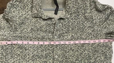 Lululemon Activewear Button Up Stretch Mens Shirt XL pocket Long Sleeve - Thumbnail 8