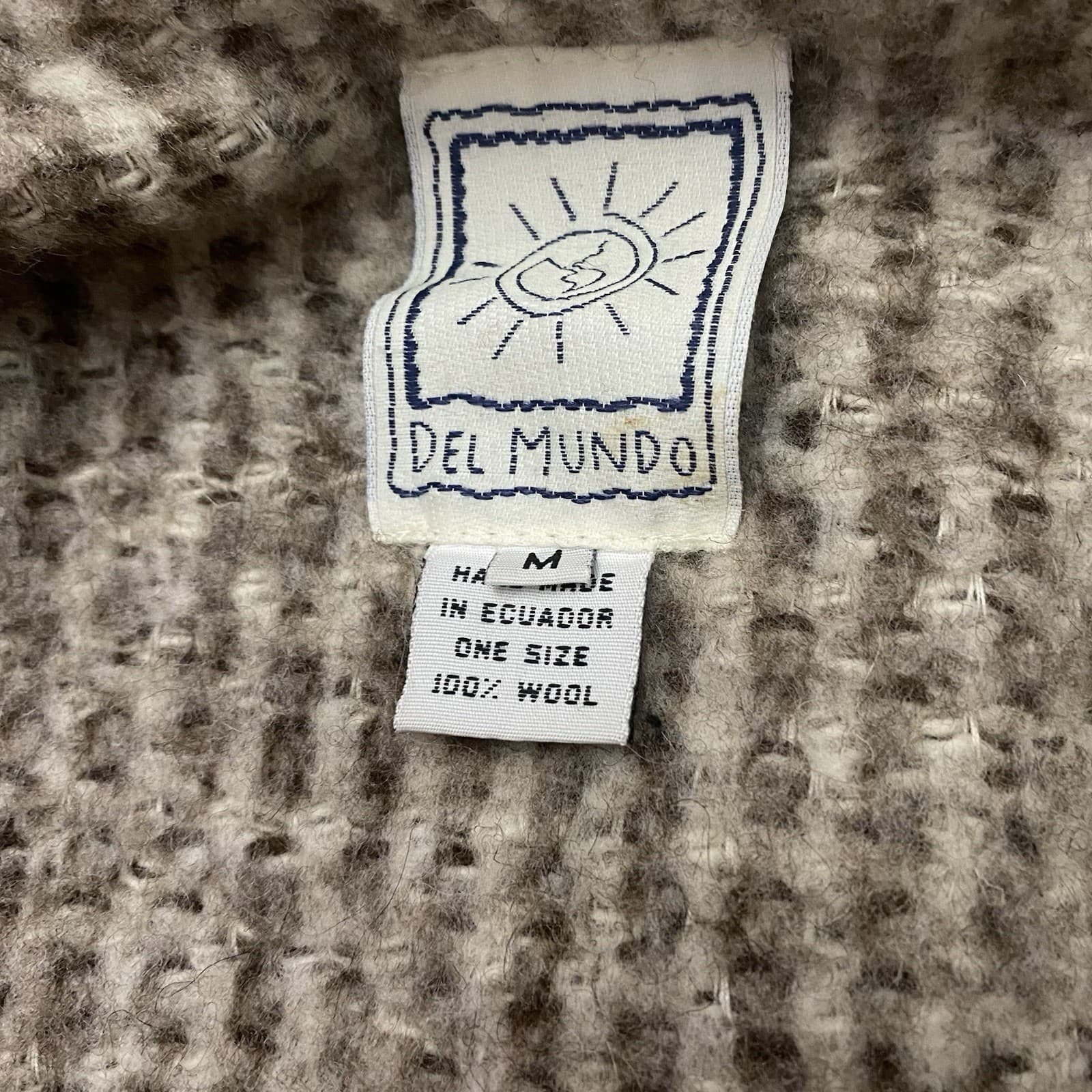 Officecore Ladies 100% Wool Jacket Made In Ecuador Del Mundo Sz M - Thumbnail 3